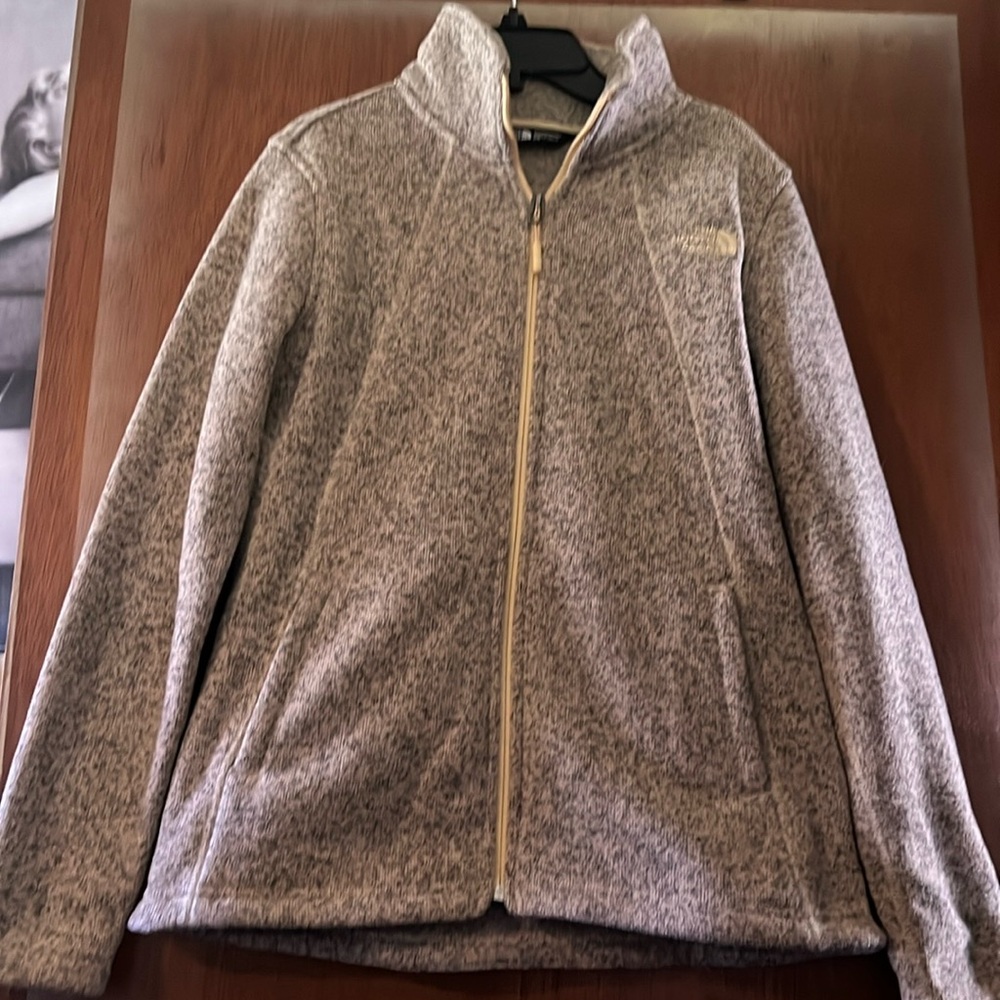 The north face, zipup fleece| small